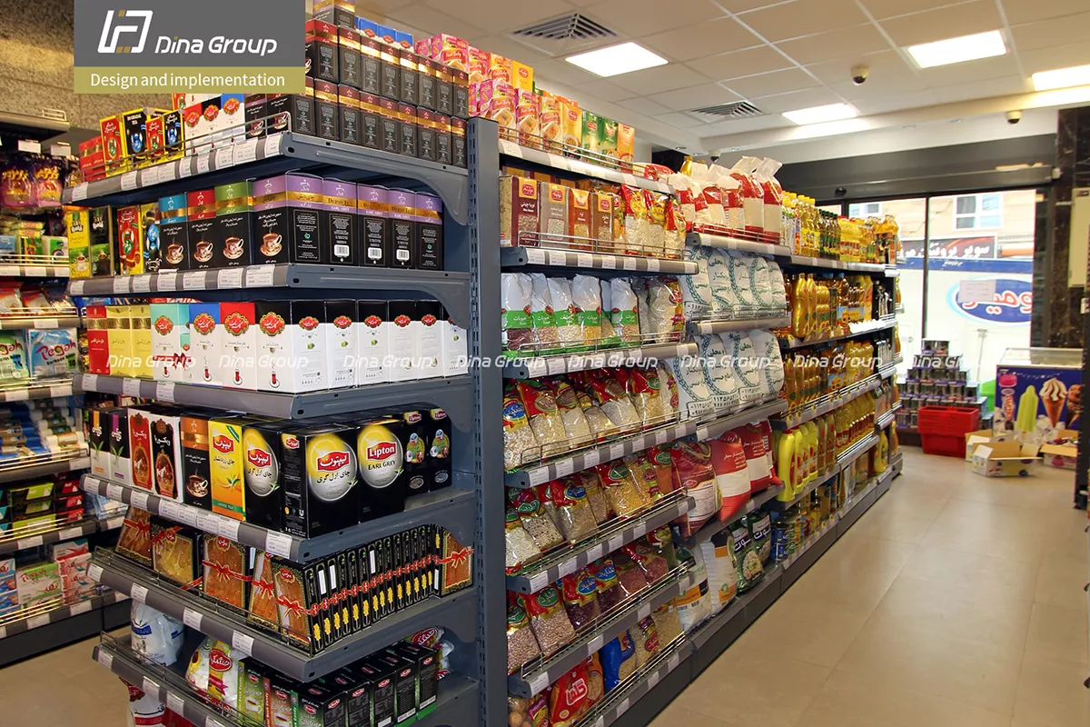 Zima supermarket interior design and shopfitting and equipment
