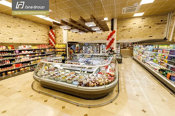 interior design and equipment baran supermarket