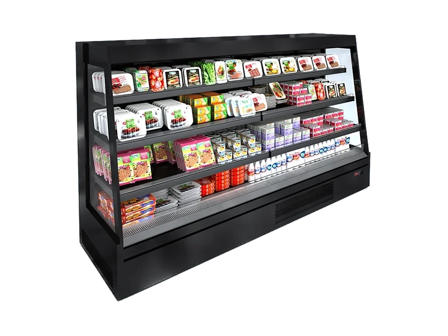 Semi vertical Refrigerator - commercial refrigerator - Supermarket Design and implementation - Turnkey Solutions