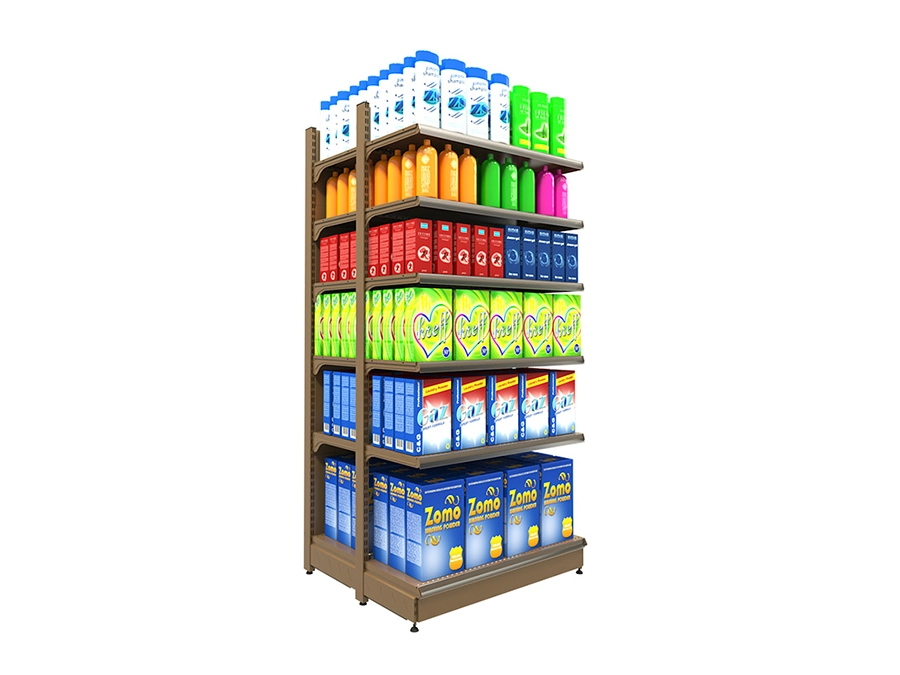 supermarket Double shelving unit Wall - Shelves For Shop