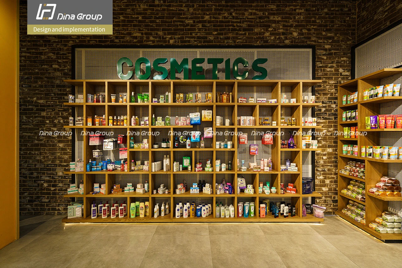 Modern pharmacy shelving design