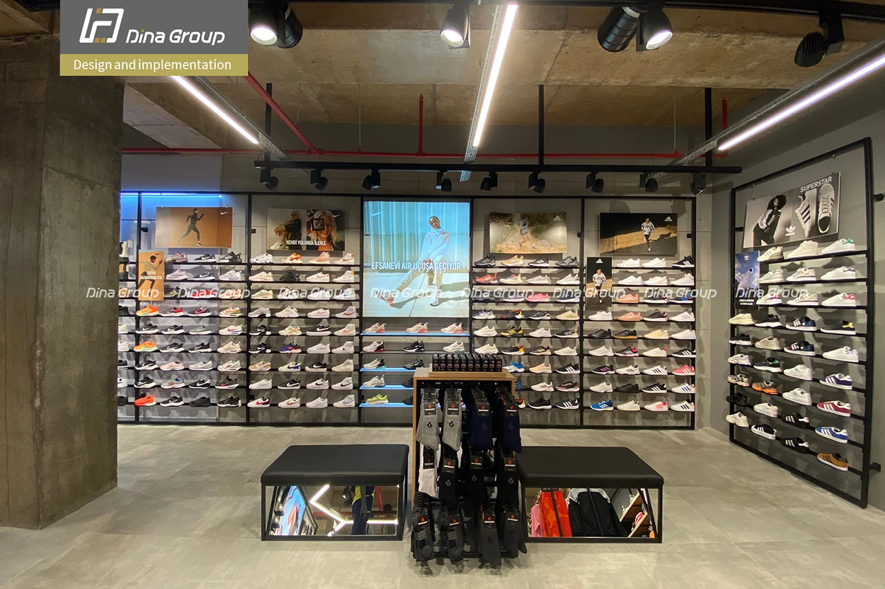 تنفيذ متجر أزياء – أعمال أرضيات