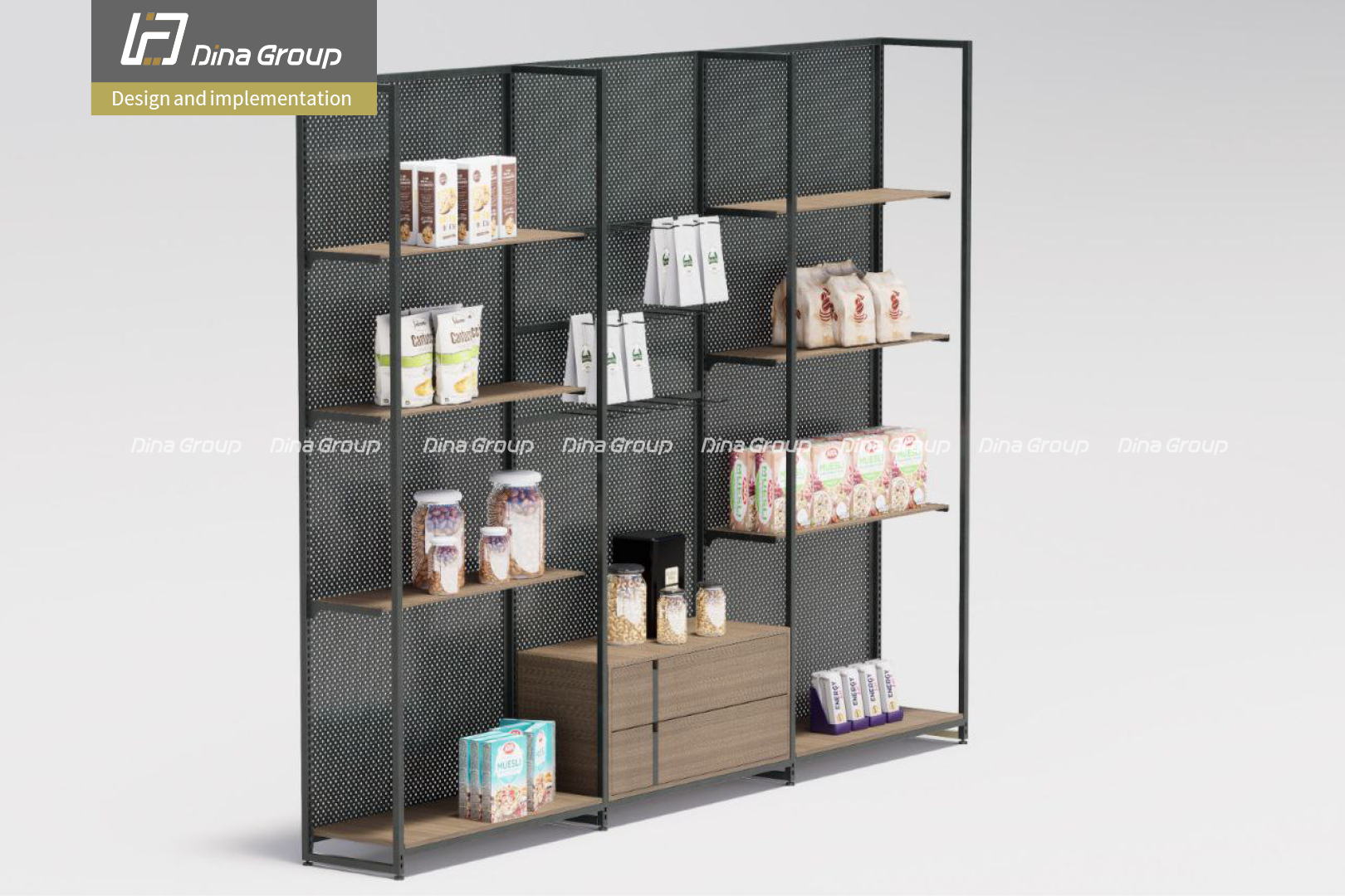 تصميم متجر أزياء ثلاثي الأبعاد – منطقة القياس